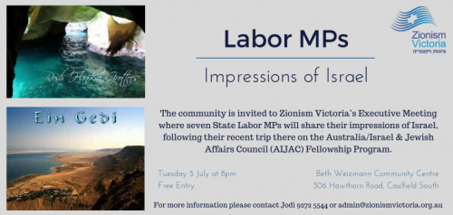 Labor MPs Executive Meeting Flier