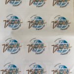 Israel 75 - Sheet of 12 Stickers